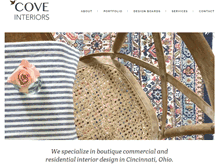 Tablet Screenshot of coveinteriors.com